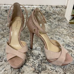 Jessica Simpson pink heels